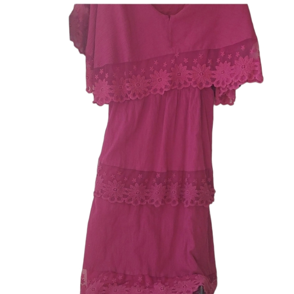 Women’s Roaman’s Indian style pink dress 18W